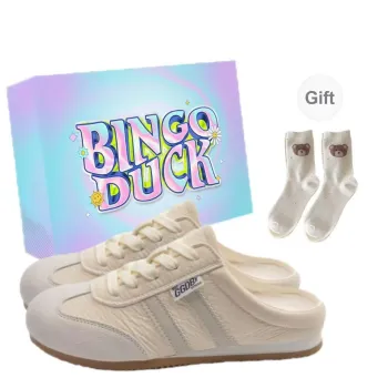 BINGO DUCK TPR Sole Abrasion Resistant Closed Toe Slippers Women's