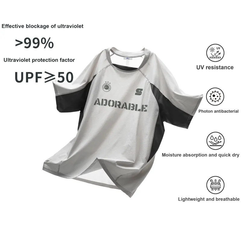 Warrior Raglan Sleeve T Shirt Unisex Stone Gray-7