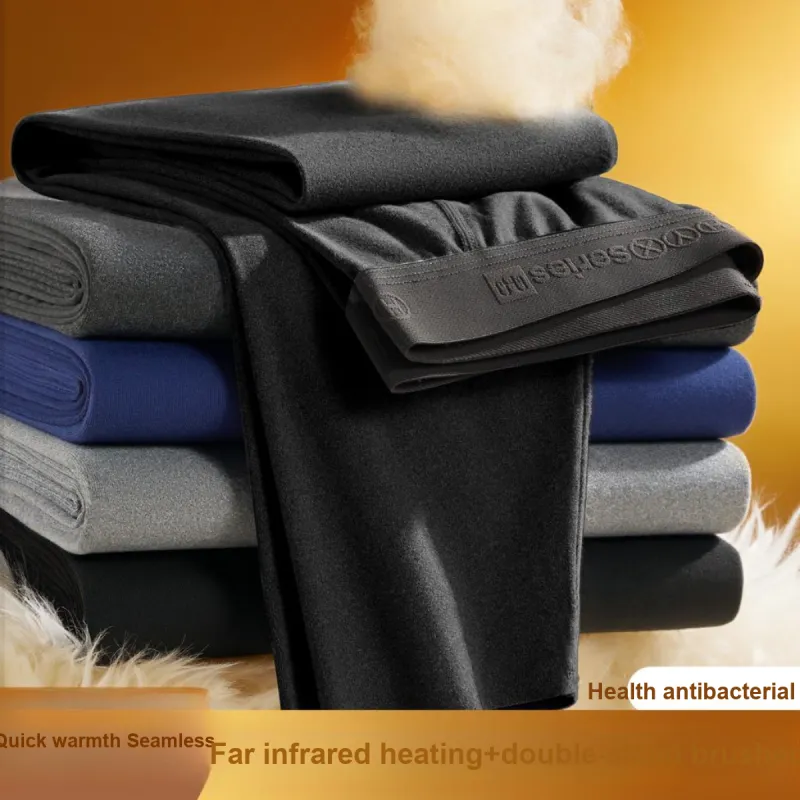 H YXIANG Men Thermal Pants-8