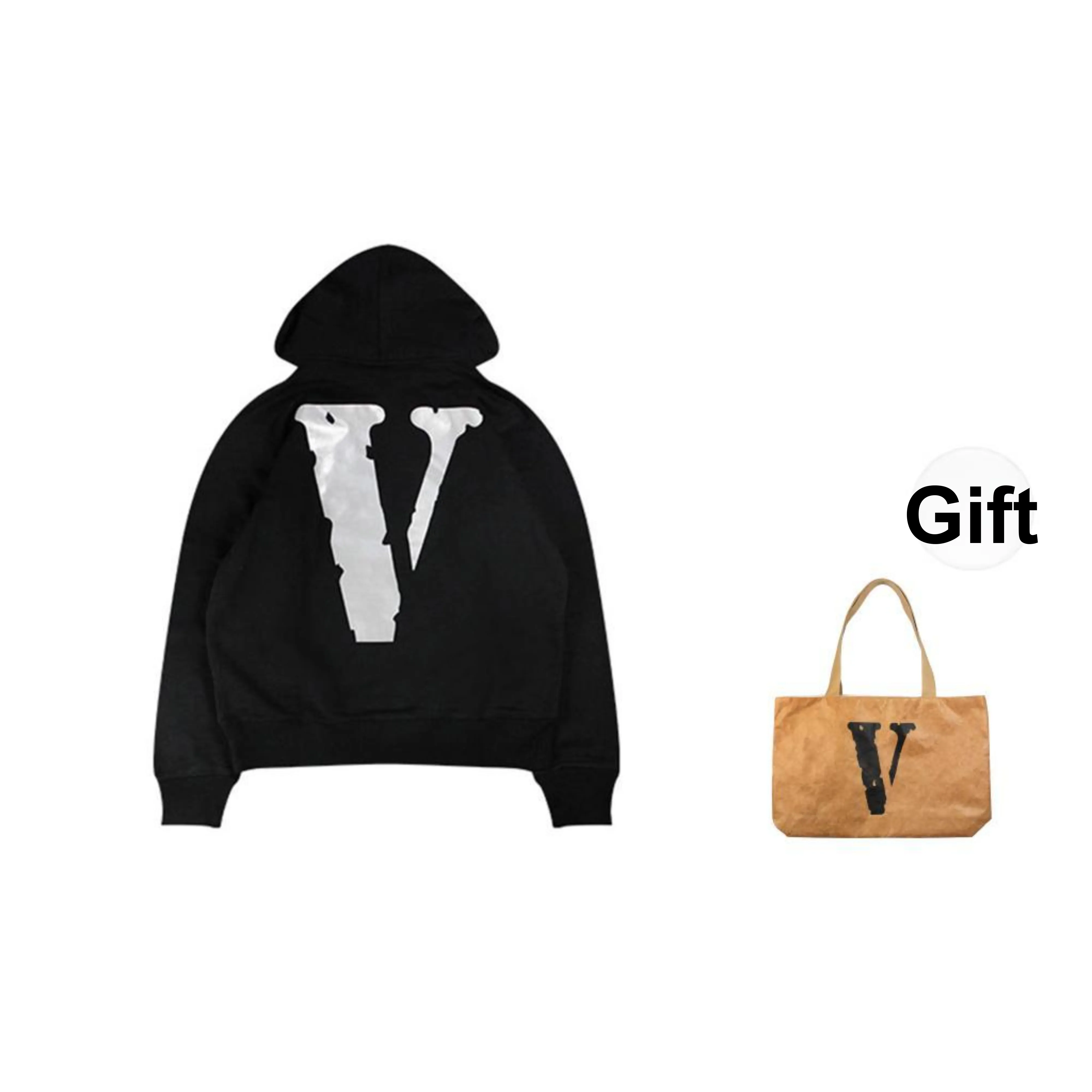 VLONE 3M Reflective Collection Sweatshirt Unisex Black