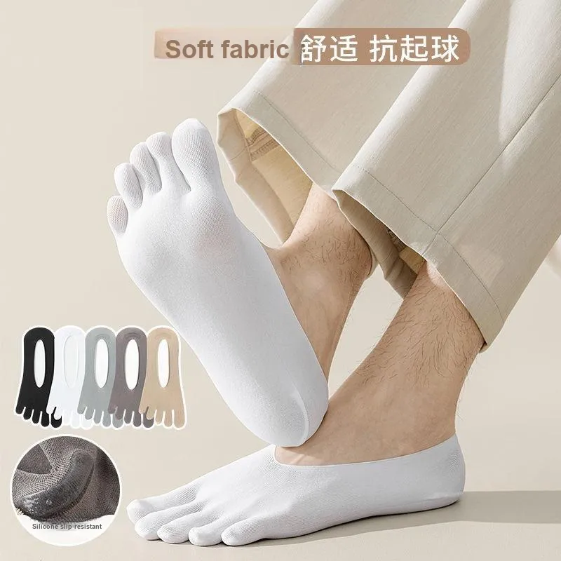 Gentle Welcome No Show Socks Men's 5 Pack-2