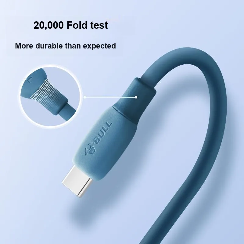 BULL G JCC110C 1m Type C To Type C Anti Collapsible Cables-12