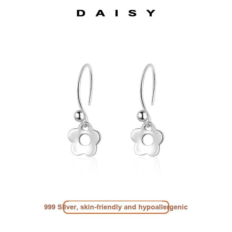 Daisy Dream Full Sterling Silver Earrings Women's-2