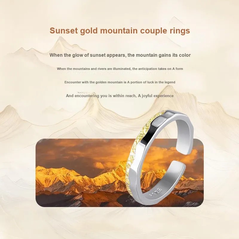 ALLOVE S925 Silver Rings Unisex-5