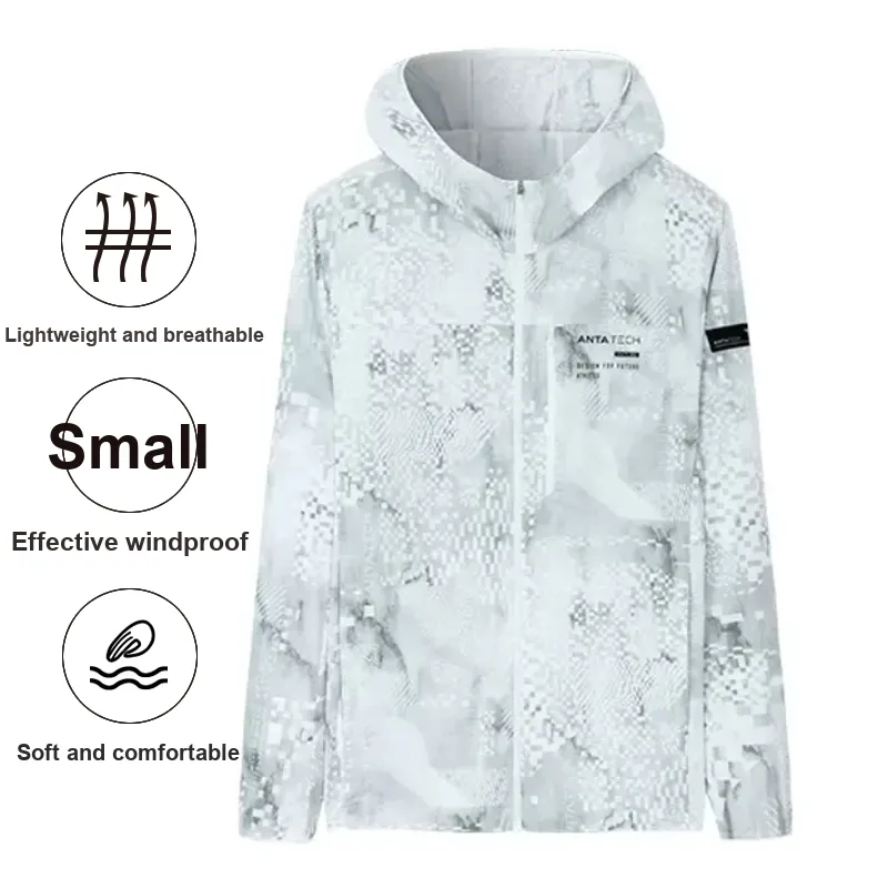 Anta Variety Training Collection Sun Protection Clothing Men's Pure White-3