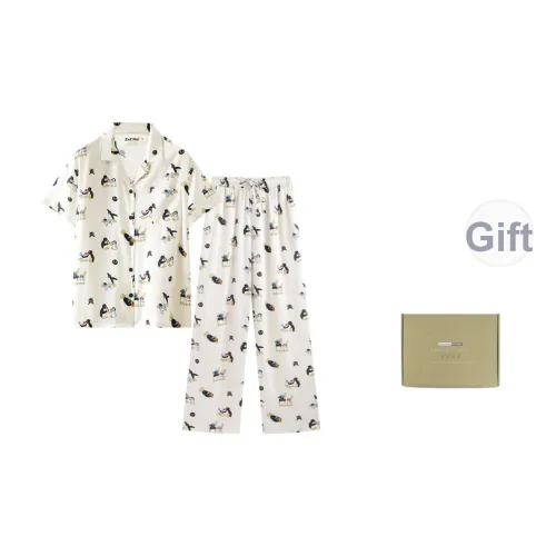 Wabi Town Пижама Подарочная коробка Женская Белая