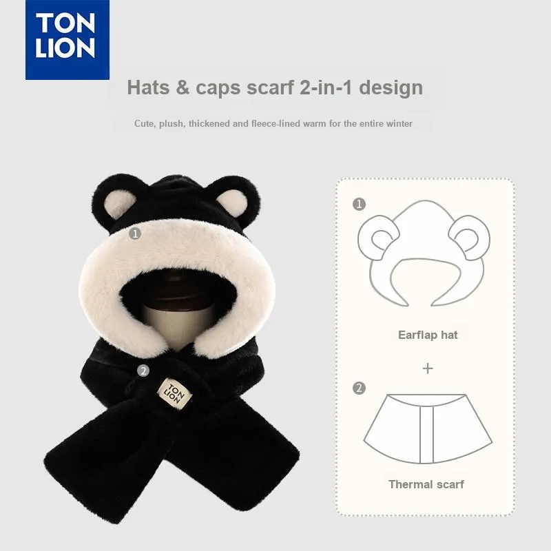 Tonlion Polyester Hoods & Plush Hats Unisex-9