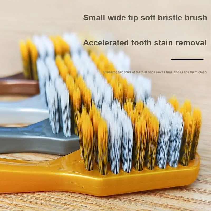 KEJIEKEJING Soft Bristle Wide Head Spiral Screw Toothbrushes Medium Firmness For Home Use-1