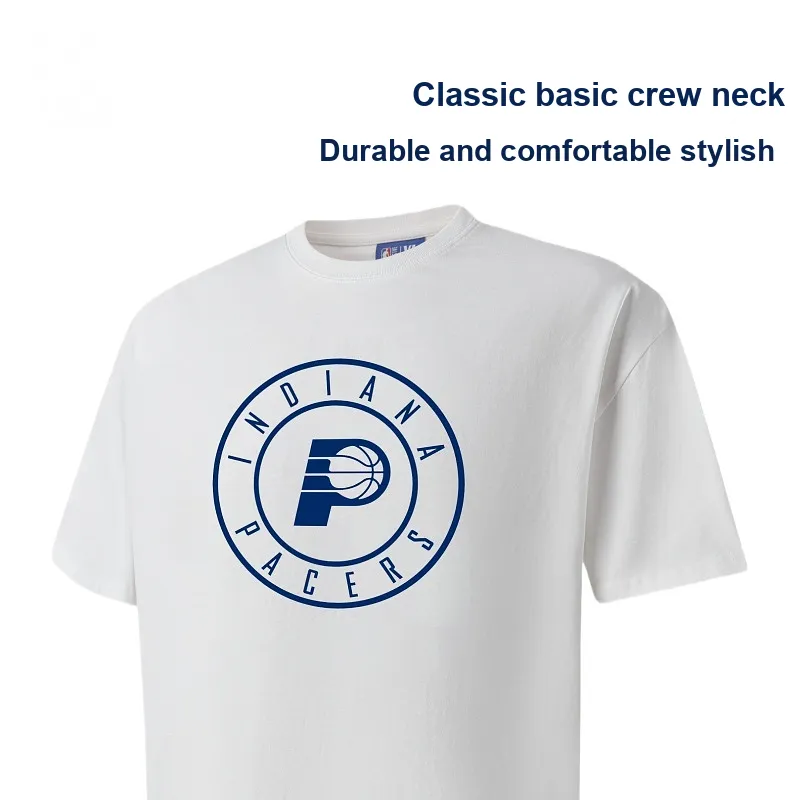 NBA Pacers Team Culture Collection T Shirt Unisex White Pacers-2