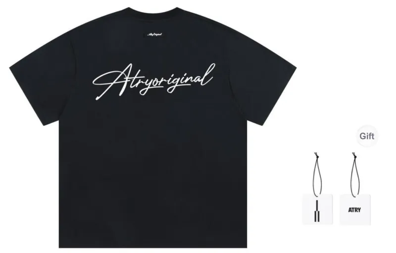 Atry Flower Body LOGO Series T Shirt Unisex-0