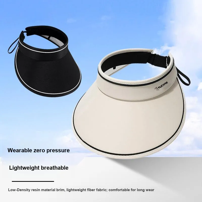 TUCANO Double Layer Polyester PVC Sun Protection Hats Unisex-3
