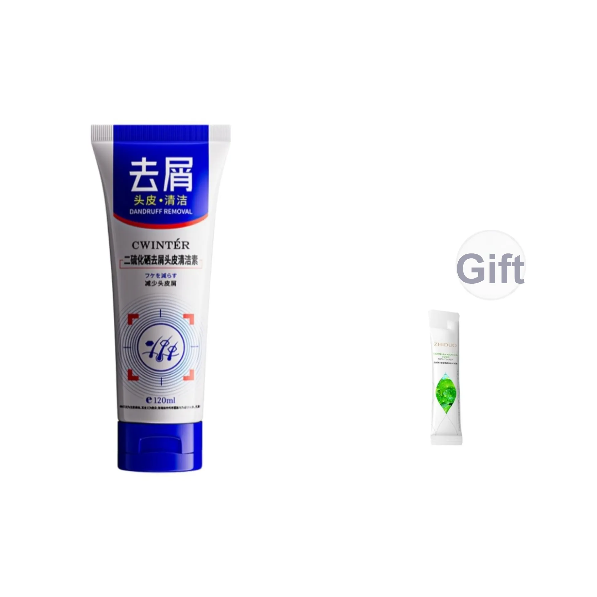 ZHIDUO Сера Лечение перхоти Очищающее средство для кожи головы Шампунь Уход за волосами Лечение перхоти Чистка