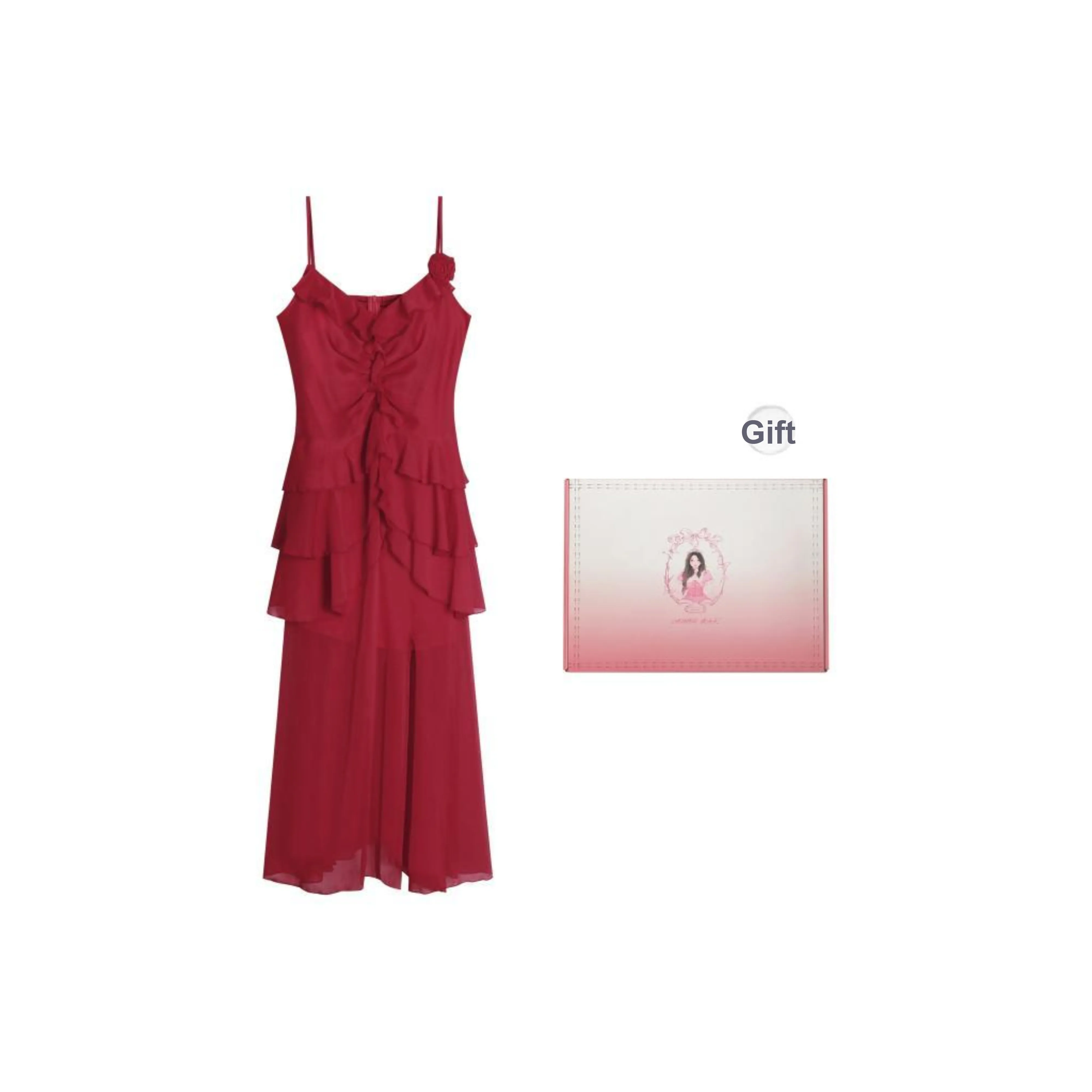 Annie, The Dark Child Slip Dress Women's Red