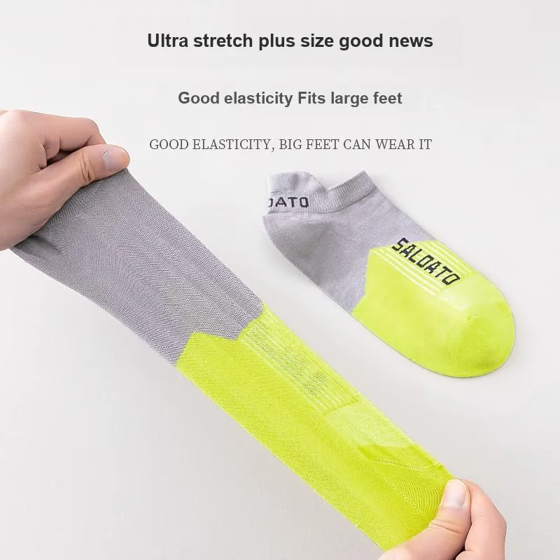 ROBINHOOD No Show Socks Men's 5 Pack-3