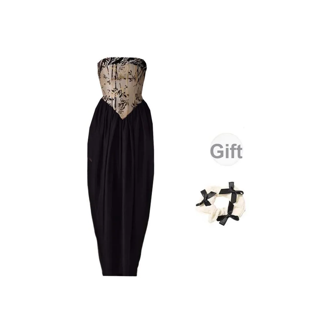 TURN UP Sleeveless Dresses Women's Black Gold