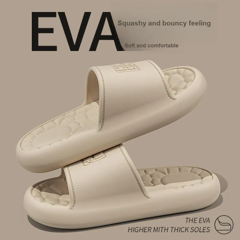Foot Recreation Summer Comfortable Wave Slip Resistant Soft Home Slippers, Unisex-6