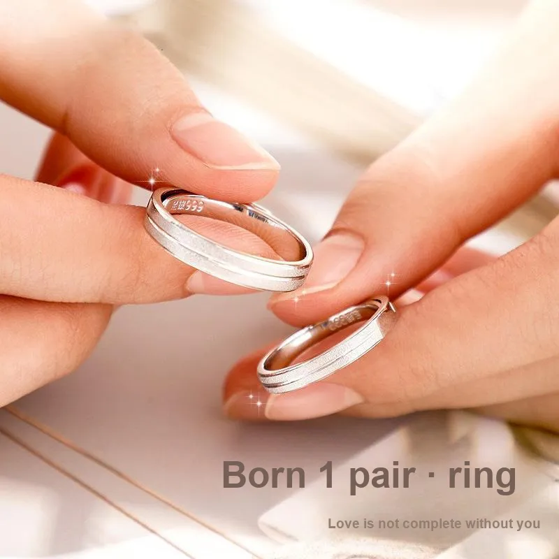 DAWO 999 Fine Silver Rings Unisex-2