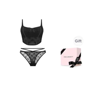 MISS CURIOSITY Underwear Gift Boxes Women's Black Swan