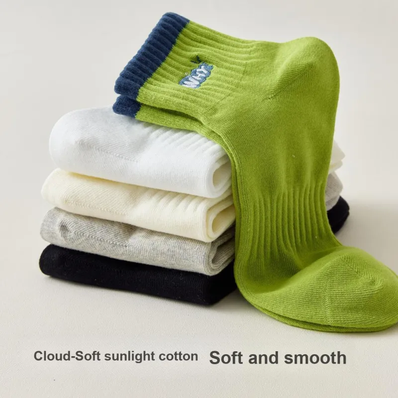 Temooues Ankle Socks Unisex 5 Pack-1