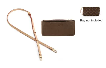 Ingenuity Handmade Cow Leather Vegetable Tanned Leather Bag Straps Women's Beige