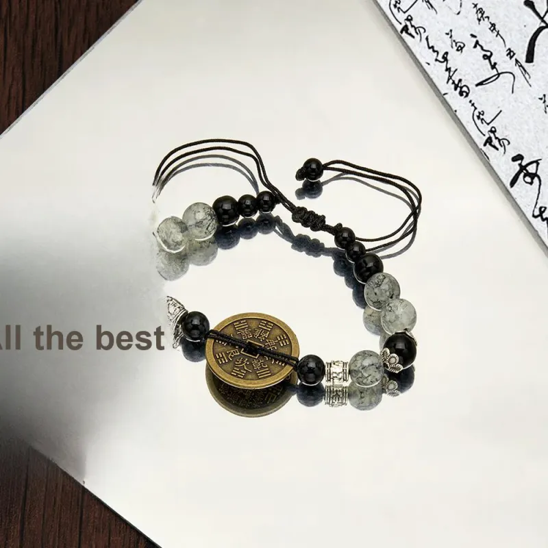 ENFANTIN Glass Alloy Rope Bracelets Unisex-7