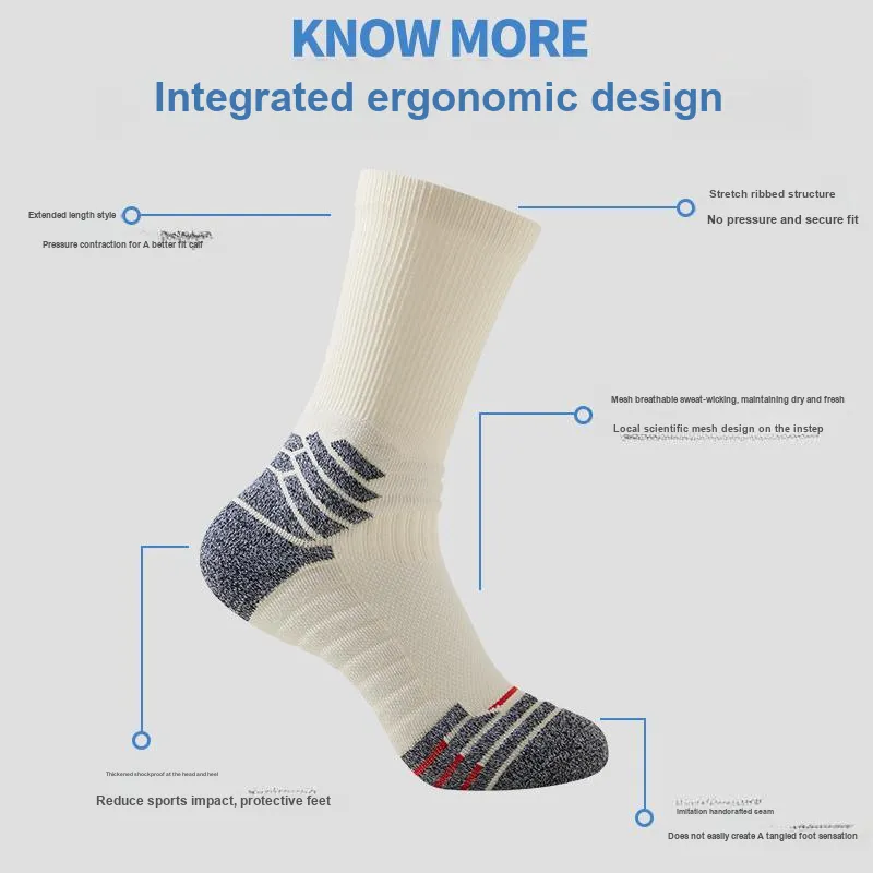 MIIOW Basketball Socks Unisex Combo Set-7