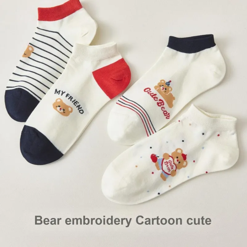 Temooues Ankle Socks Women's 4 Pack-3
