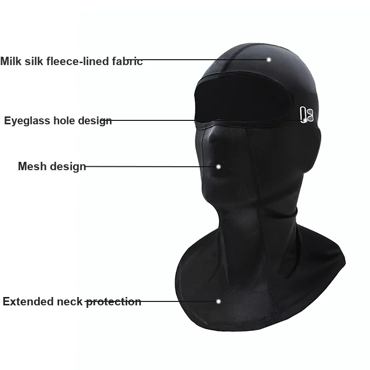 UMA Riding Equipment Pullover Face Masks Sports Unisex Ice Silk Long And Short Models-8