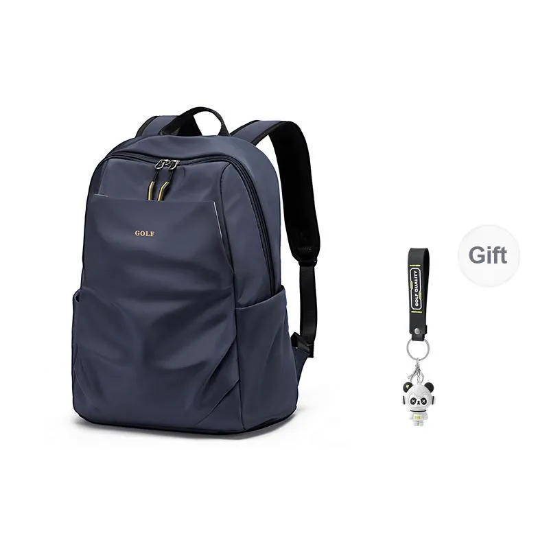 GOLF Oxford With Fabric Commute Backpack Large Size Men's Multicolor-6