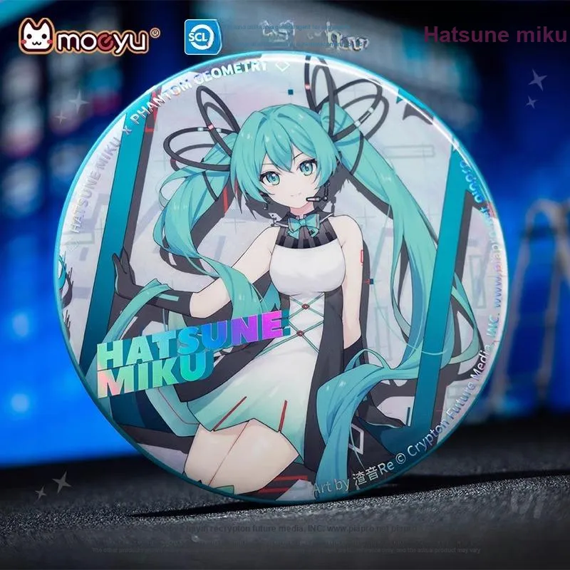 MOEYU Hatsune Miku Esports Heart/Dimensional Discovery/Floral Language Large Emblem Anime Merchandise Badge-3