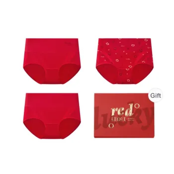 Red Bean Underwear Gift Box Women's 3 Pack