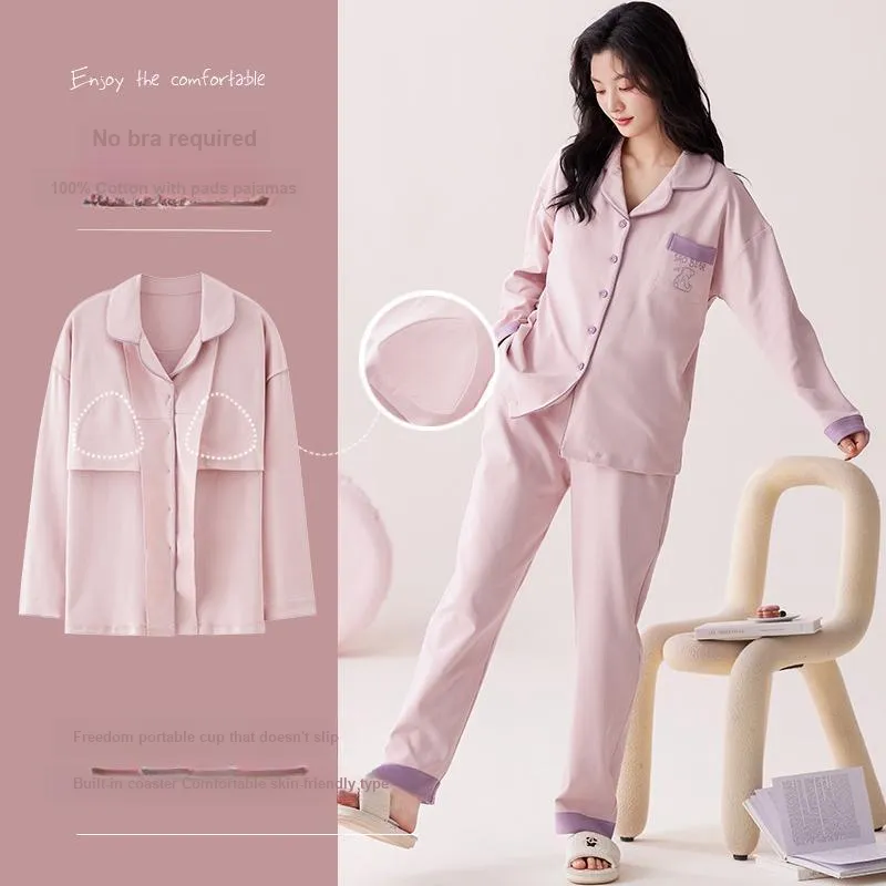 Pretty Lady Pajama Set Women's Taro Purple-2