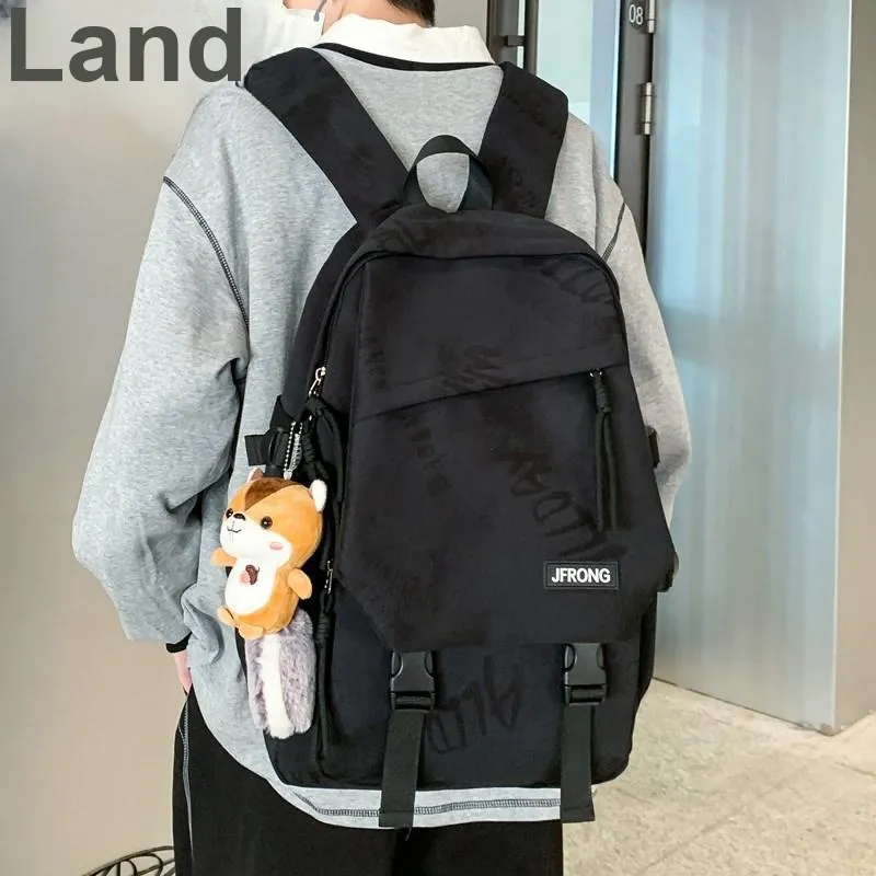Kaka Tree Composite Cloth Backpack Unisex Multicolor-1