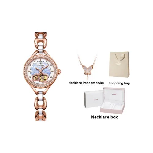 EBOHR Vanja Collection Механический механизм Керамика Ремешок Часы Женские Жемчужная раковина Циферблат