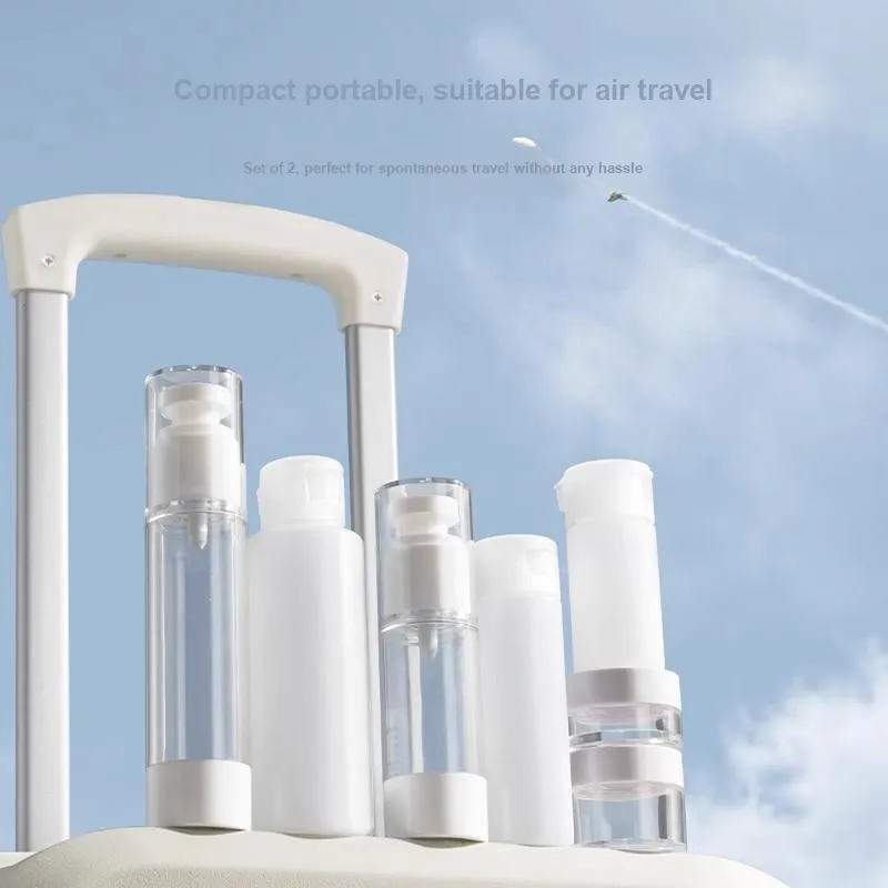 NILIYA Vacuum Travel Dosing Bottles Portable Set Empty Bottle Sample-5