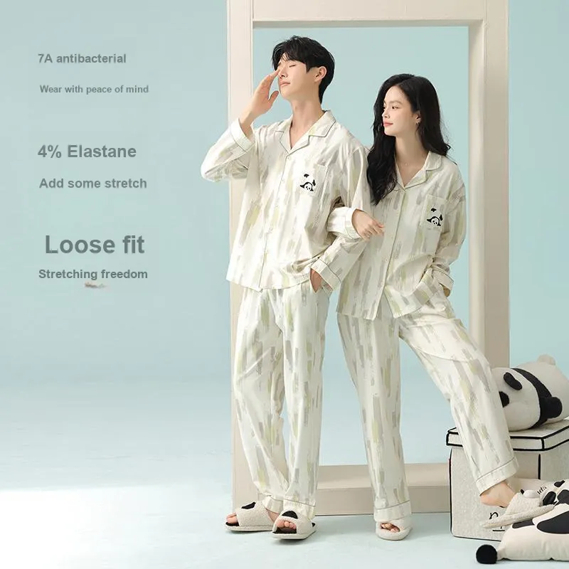 WANANNI Pajama Set Unisex 2 Sets Image Color-1