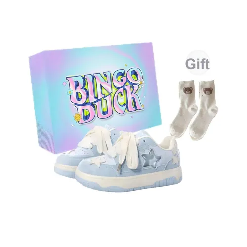 BINGO DUCK Скейтборд Кроссовки с противоскользящим низким верхом для женщин