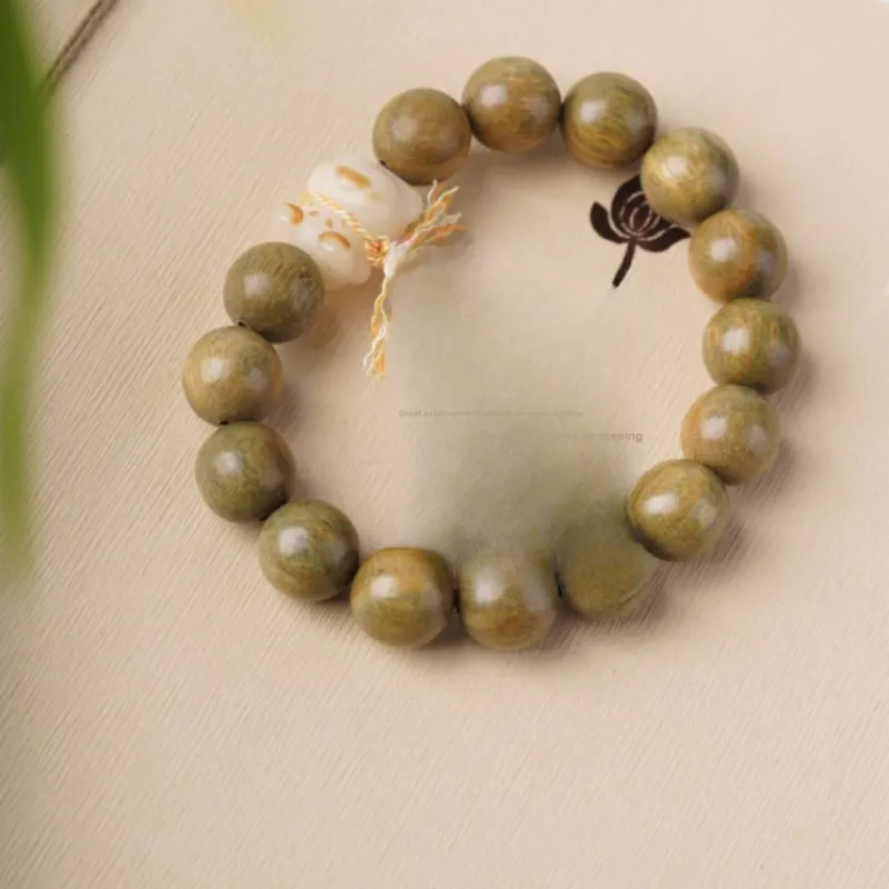 Lordship Green Sandalwood Bracelets Unisex-2