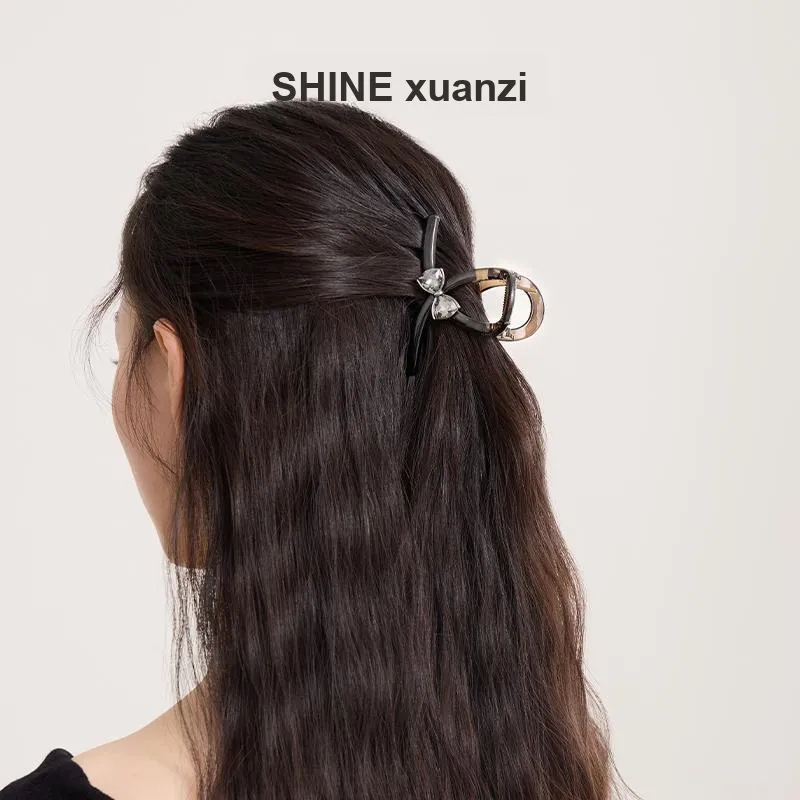 SHINE Alloy, Crystal Diamond Hair Clips Women's-3
