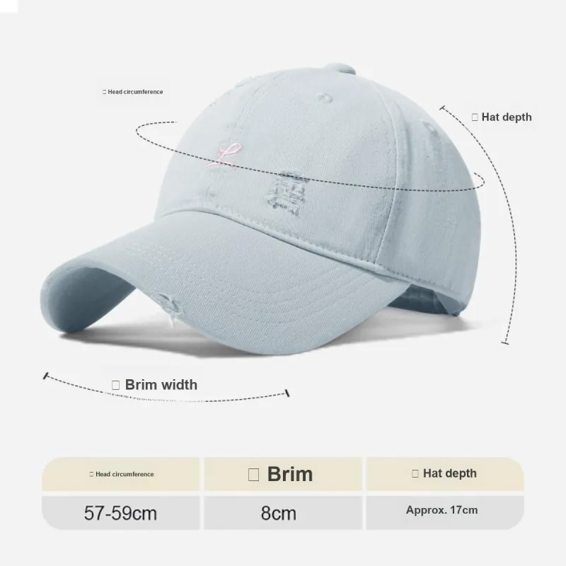 CACUSS Junior Cotton Baseball Caps Unisex Light Spring Color Series-18
