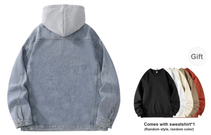 LA'T.WEEKEND Fall Denim Jackets Unisex-39