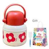 Small Red Flower+Cup Cleaning Brush+Exclusive Shopping Bag