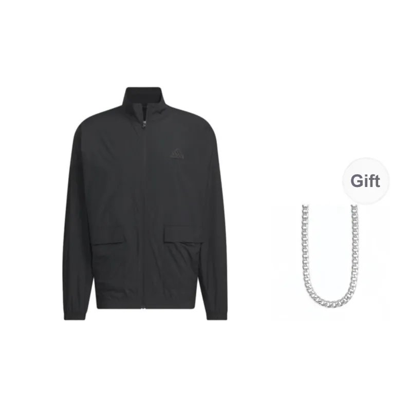 Adidas Relaxed Jacket Jacket Unisex Black Comes With Necklace-0