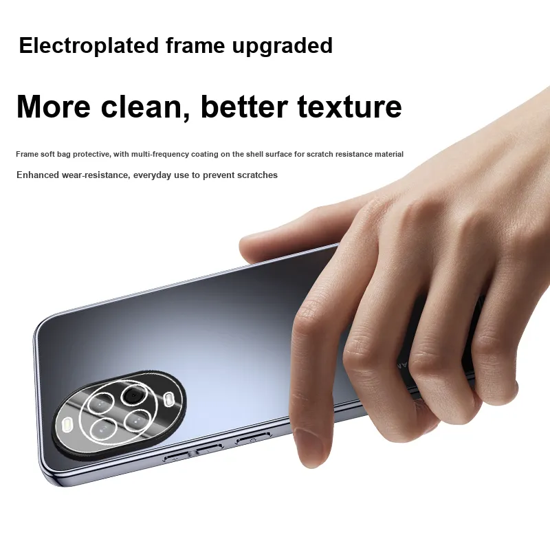YUBEN Matte Material Pre Applied Lens Coating Phone Cases Compatibility With Huawei Nova 14/14 Pro/14 Ultra-4