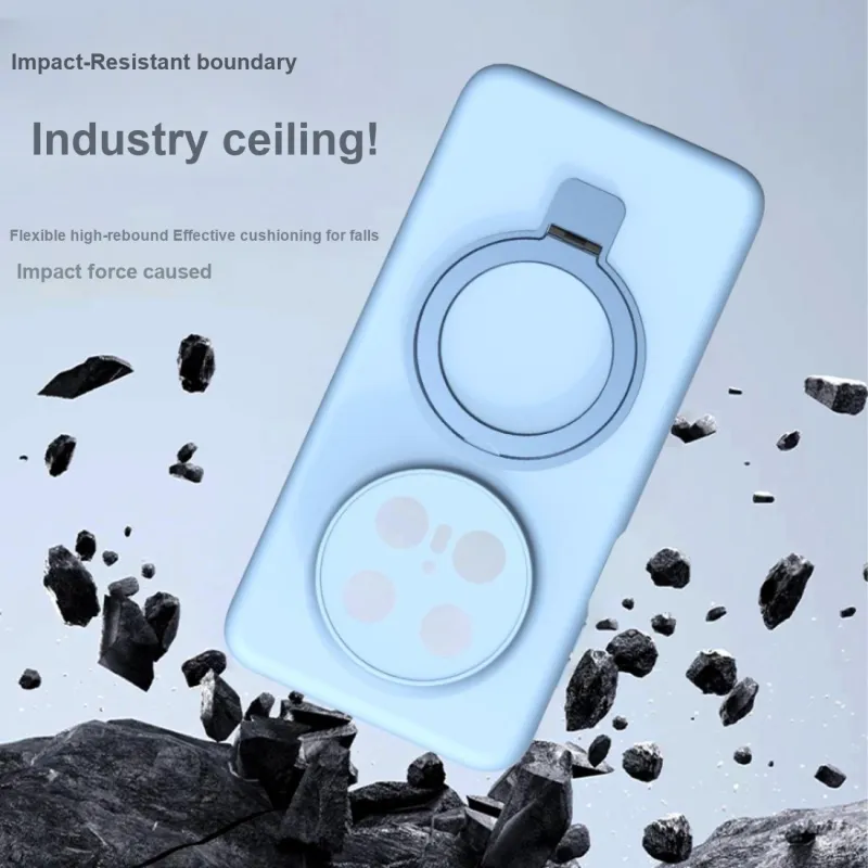 KRETA Silicone Material Magnetic Stand Phone Case Compatible With Huawei MATE70-5