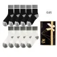 Black 5 Ecru 5 (10 Pack)