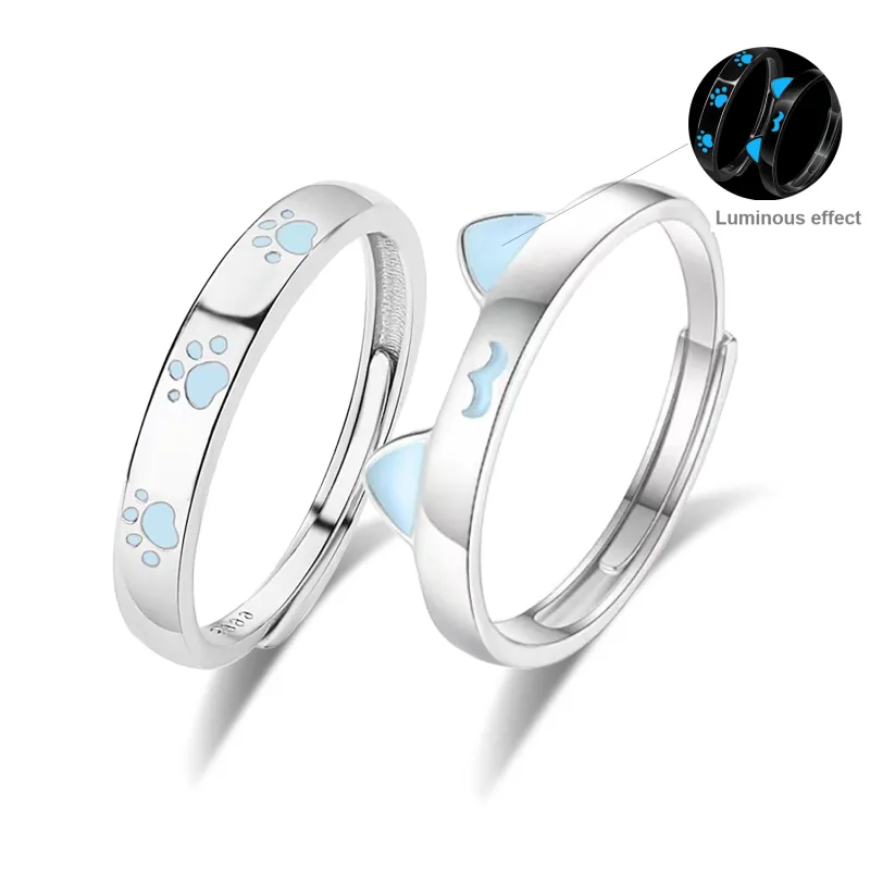 Love Jewelry 999 Fine Silver Rings Unisex-1