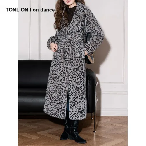 Tonlion Светло-лаймовый Женский Мех