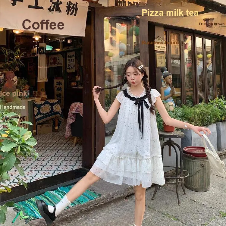 DOKZB Short Sleeved Dress Women's-6