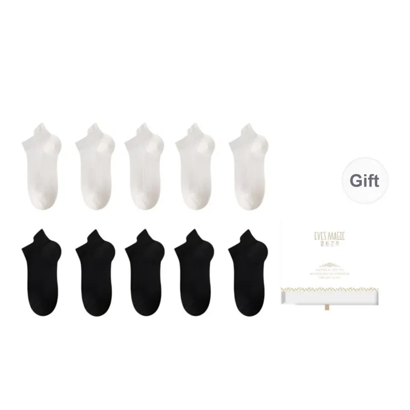 XIA.WA.ZHI.XIU Ankle Socks Women's Box 10 Pack-6